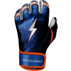 Bruce Bolt PREMIUM PRO NIMMO Short Cuff Batting Gloves: Blue -NEW ERA Store premium pro nimmo series short cuff batting gloves blue gloves brucebolt 759915