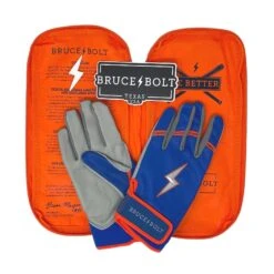 Bruce Bolt PREMIUM PRO NIMMO Short Cuff Batting Gloves: Blue -NEW ERA Store premium pro nimmo series short cuff batting gloves blue gloves brucebolt 966194