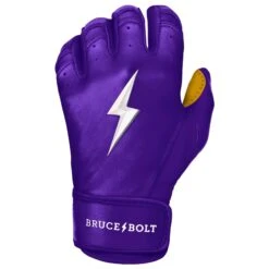 Bruce Bolt PREMIUM PRO Short Cuff Batting Gloves: Purple 9 Bruce Bolt PREMIUM PRO Short Cuff Batting Gloves: Purple -NEW ERA Store premium pro short cuff batting gloves purple brucebolt 315746