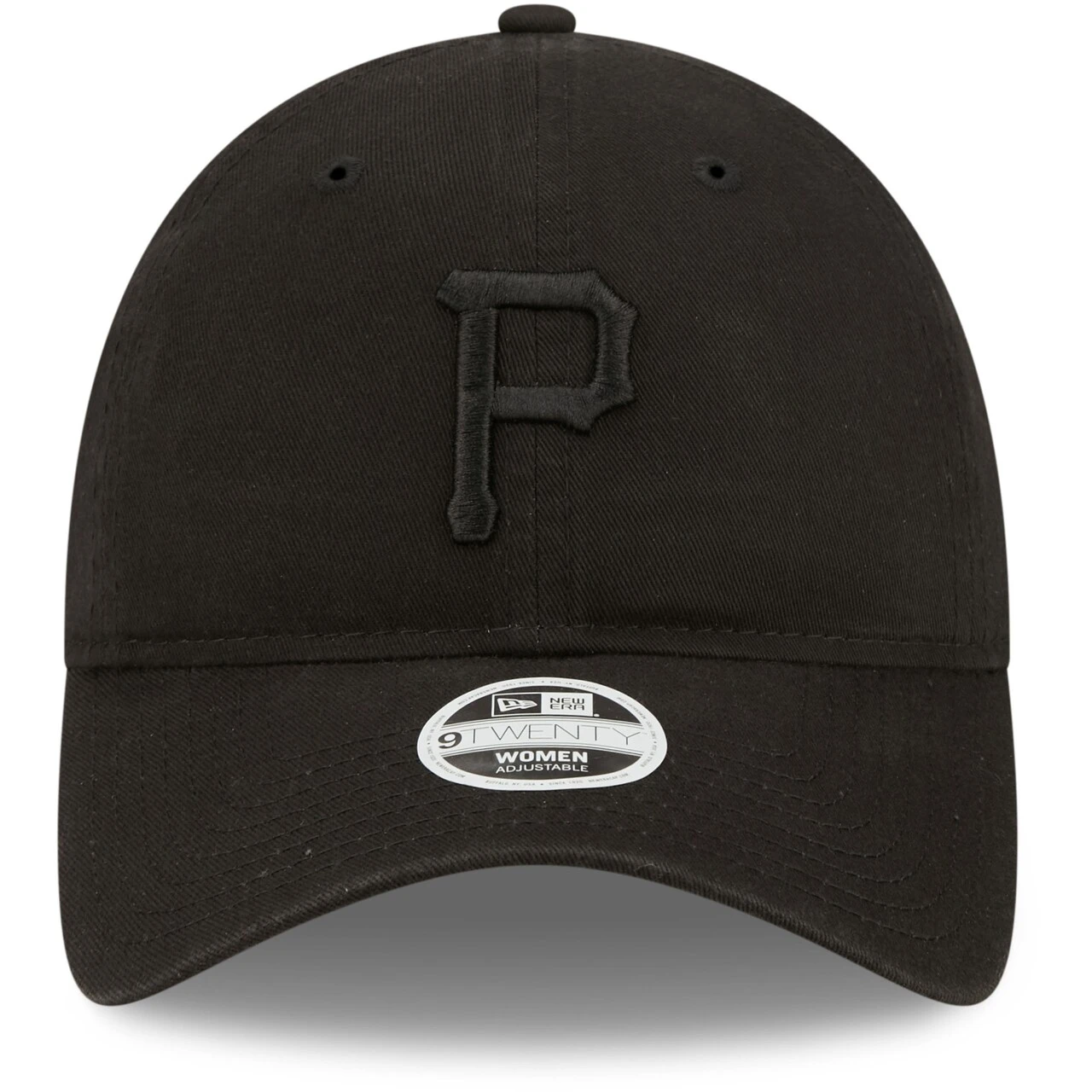 Women's Pittsburgh Pirates New Era Black On Black Core Classic II 9TWENTY Adjustable Hat 2 Women's Pittsburgh Pirates New Era Black On Black Core Classic II 9TWENTY Adjustable Hat - Image 2